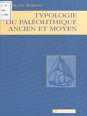 cover image of Typologie du paléolithique ancien et moyen